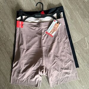 Skinnygirl laser shaping tummy control shorts 3pk sz L